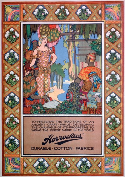 Annonce for Horrockses-stoffer, 1920 af Unbekannt