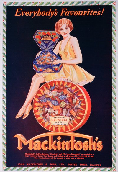 Annonce for Mackintoshs toffee, 1932 af Unbekannt