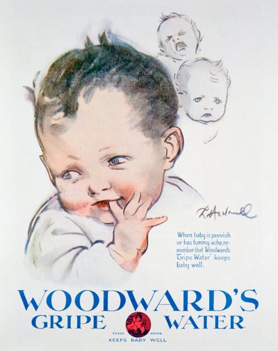 Annonce for Woodwards Gripe Water, 1925 af Unbekannt