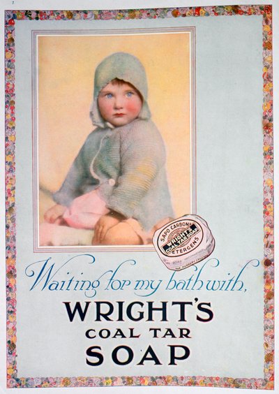 Annonce for Wrights kultjæresæbe, 1924 af Unbekannt
