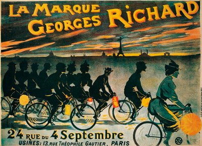 Annonce for Georges Richard cykler, c1900 af Unbekannt