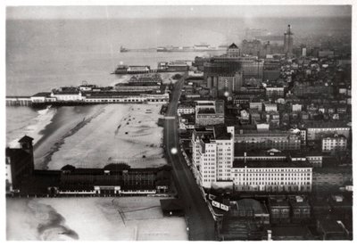 Luftfoto af Atlantic City, New Jersey, USA, fra en Zeppelin, 1930 1933 af Unbekannt