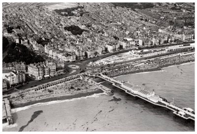 Luftfoto af Brighton, Sussex, fra en Zeppelin, 1931 1933 af Unbekannt