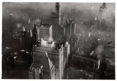 Luftfoto af Manhattan, New York City, USA, fra en Zeppelin, 1928 1933 af Unbekannt