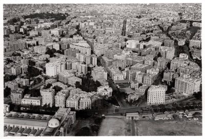 Luftfoto af New Cairo, Egypten, fra en Zeppelin, 1931 1933 af Unbekannt