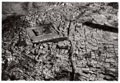 Luftfoto af det gamle Kairo, Egypten, fra en Zeppelin, 1931 1933 af Unbekannt