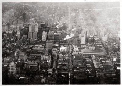 Luftfoto af Philadelphia, Pennsylvania, USA, fra en Zeppelin, 1928 1933 af Unbekannt