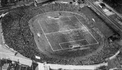 Luftfoto af Stamford Bridge, stadion af Chelsea Football Club, London, c1922 af Unbekannt