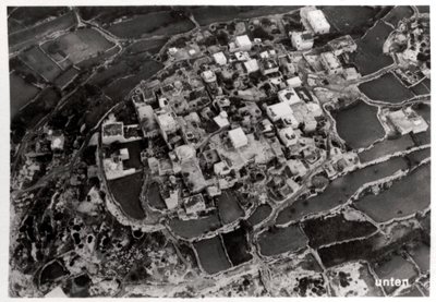 Luftfoto af højderne omkring Jerusalem, Palæstina, fra en Zeppelin, 1931 1933 af Unbekannt