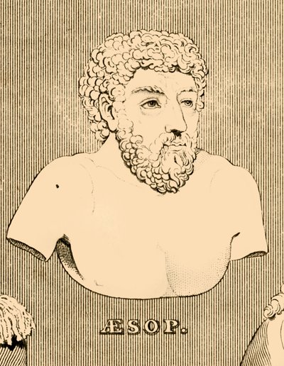 Æsop, c620-564 f.Kr., 1830. af Unbekannt