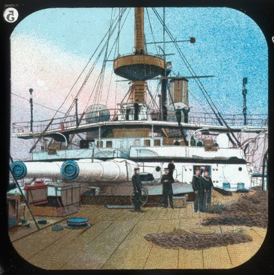 Efter Barbette -- H.M.S. Revenger, c1900. af Unbekannt