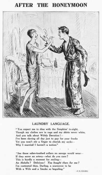 After the Honeymoon - Laundry Luggage, 1927 af Unbekannt
