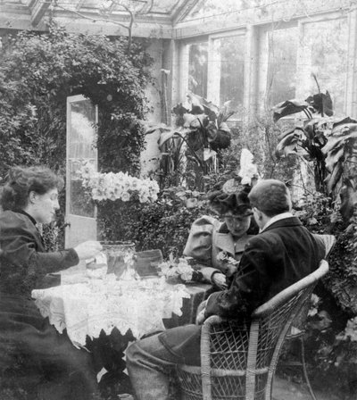 Afternoon tea, slutningen af det 19. århundrede af Unbekannt