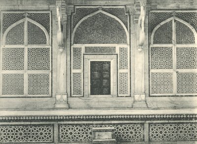 Agra. Skærm af Sulim Chishtish Tomb, Futtehpur Sikri. af Unbekannt