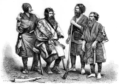Ainu-folket, Japan, 1895 af Unbekannt