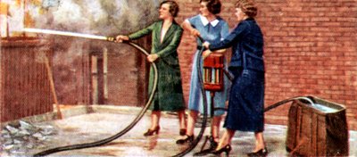 Air Raid Precautions, cigaretkort, britisk, 1938 af Unbekannt