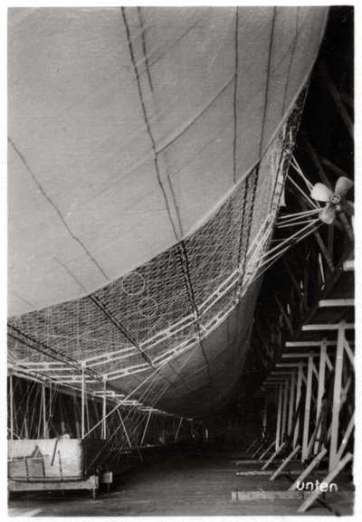 Luftskib LZ1 Graf Zeppelin under konstruktion, 1899 1933 af Unbekannt
