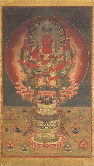 Aizen Myoo, 1300-tallet. af Unbekannt