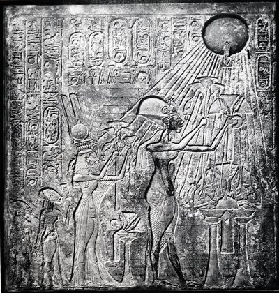 Akhenaten Amenhotep IV kætter egyptisk farao af Unbekannt