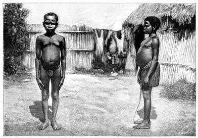 Akka mand og kvinde, c1880 af Unbekannt