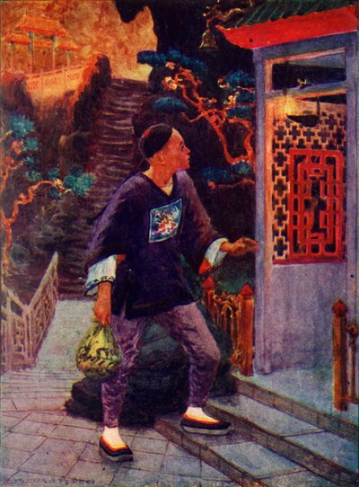 Aladdin opdager lampen, c1930. af Unbekannt