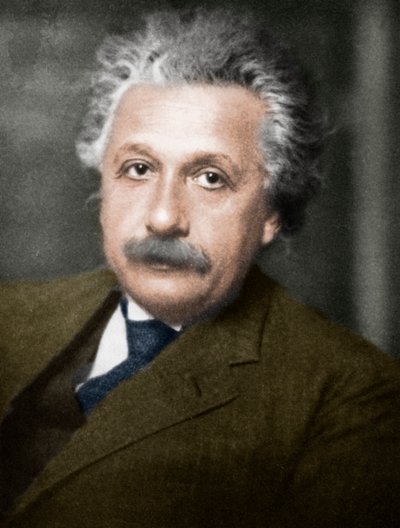 Albert Einstein, tysk-schweizisk-amerikansk matematiker og fysiker. af Unbekannt