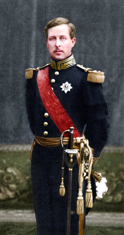 Albert I 1875-1934, konge af belgierne fra 1909, i militæruniform af Unbekannt