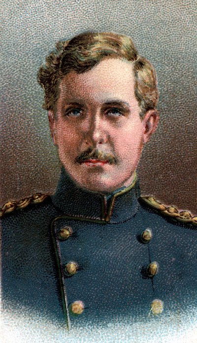Albert I 1875-1934, konge af belgierne fra 1909, i militæruniform, 1917 af Unbekannt