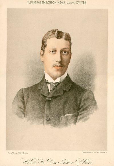 Albert Victor, hertug af Clarence, 1885 af Unbekannt
