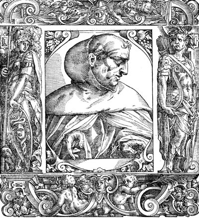 Albertus Magnus c1200-1280 tyskfødt dominikanerbror, 1500-tallet af Unbekannt