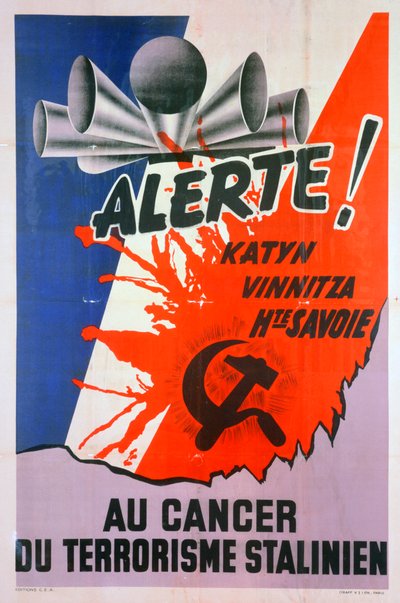 Alert!, for Stalinistisk Terrorismes Kræft, c1940-1953 af Unbekannt