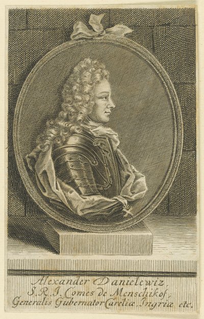 Alexander Danilovich Menshikov, Generalissimo, Prins af Det Hellige Romerske Rige, 1705. af Unbekannt
