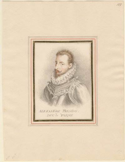 Alexander Farnese 15451592, hertug af Parma af Unbekannt