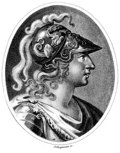 Alexander den Store 356-323 f.Kr., c1800 af Unbekannt