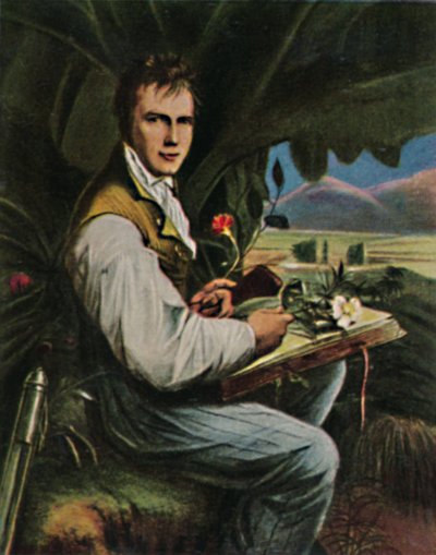 Alexander von Humboldt 1769-1859. - Maleri af Weitsch, 1934. af Unbekannt