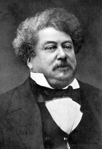 Alexandre Dumas, fransk forfatter fra det 19. århundrede, 1902 af Unbekannt