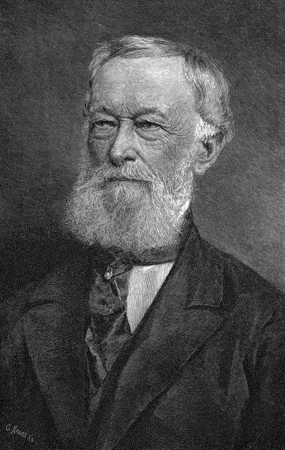 Alfred Krupp, tysk industrimand og våbenfabrikant, 1886 af Unbekannt