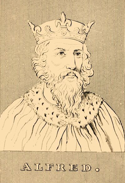 Alfred, c847-899, 1830. af Unbekannt
