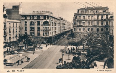 Algier - Place Bugeau, c1930 af Unbekannt