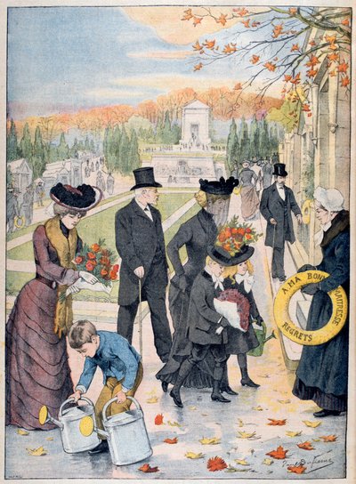 Allehelgensdag, 1902. af Unbekannt