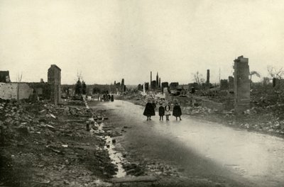 Alt det der er tilbage af Sermaize, 1919. af Unbekannt