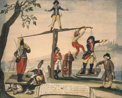 Allegori af Europa i 1791, 1791 af Unbekannt