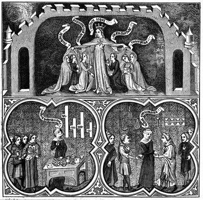 Allegory of Justice, fra Aristoteles
