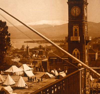 Allierede lejr, Thessaloniki, Grækenland, c1914-c1918 af Unbekannt