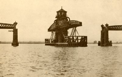Alloa Swing Bridge, 1930. af Unbekannt