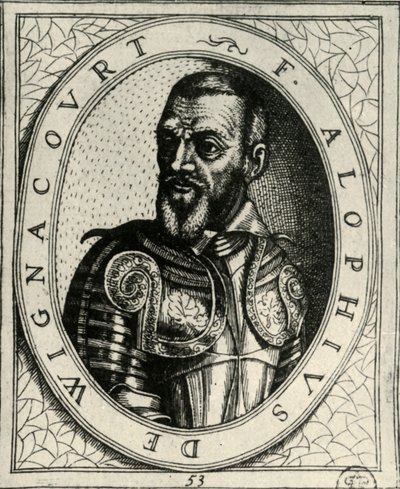 Alof de Wignacourt, begyndelsen af det 17. århundrede, 1908. af Unbekannt
