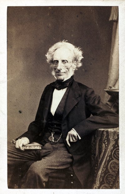 Alphonse de Brebisson, fransk botaniker, ca. 1863 af Unbekannt