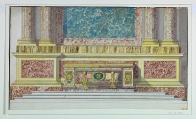Alter Mensa for Borghese -kapellet, Santa Maria Maggiore, Rom af Unbekannt