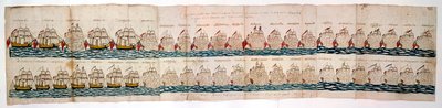 Amerikansk uafhængighedskrig: Slaget ved Yorktown, 1781 af Unbekannt