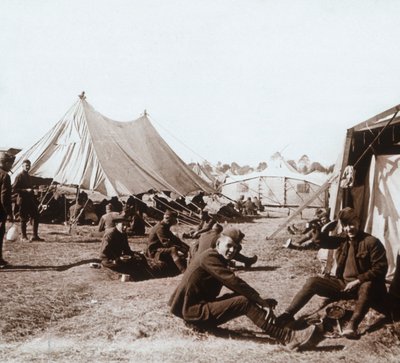 Amerikansk lejr, Melette, Frankrig, c1914-c1918 af Unbekannt